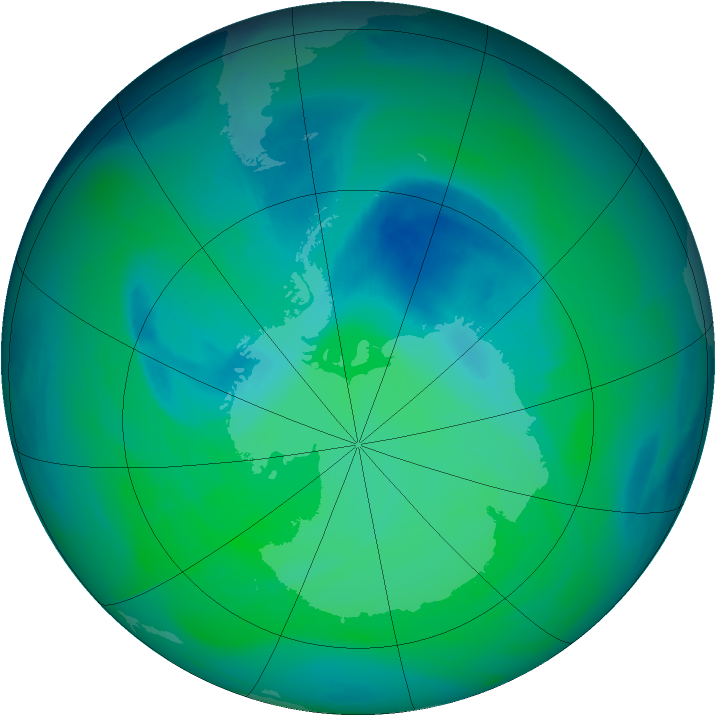 Ozone Map 2004-12-08